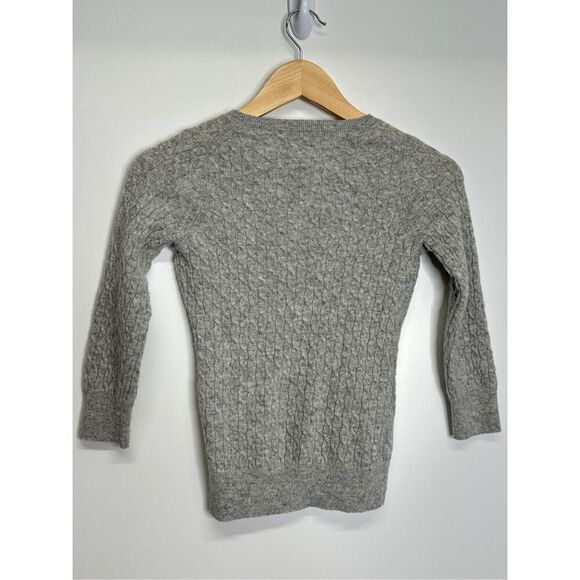 Banana Republic Italian Yarn Gray Wool Blend Cropped Sweater Size XS - Picture 6 of 7